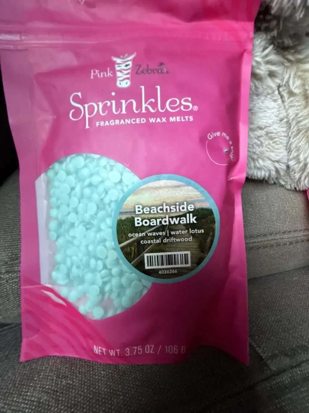 Pink Zebra Beachside Boardwalk Sprinkles Fragranced Wax Melts 3.75 oz
